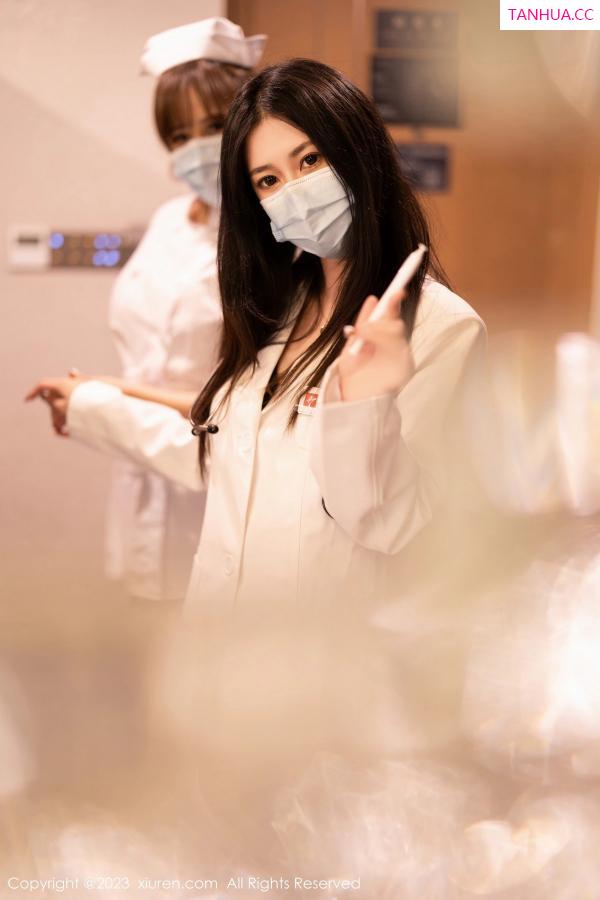   [XiuRen]高清写真图 2023.02.23 No.6312 模特合集 护士服 美腿第4张图片